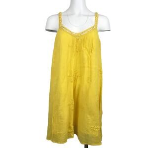 ZARA Trafaluc Collection Mini Dress Yellow L